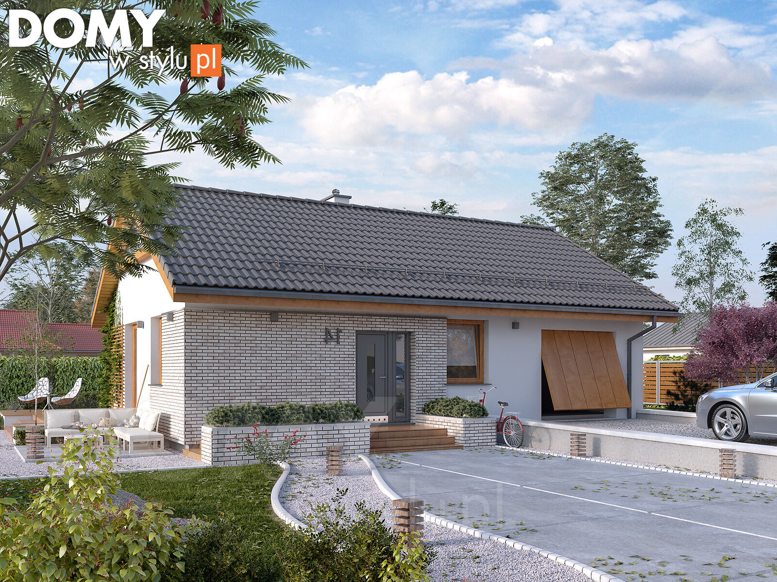 budowa domu Imbir 2 (odbicie lustrzane) -New-House