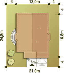 Anielka z garażem 1-st. [A] (odbicie lustrzane) - miniatura 9