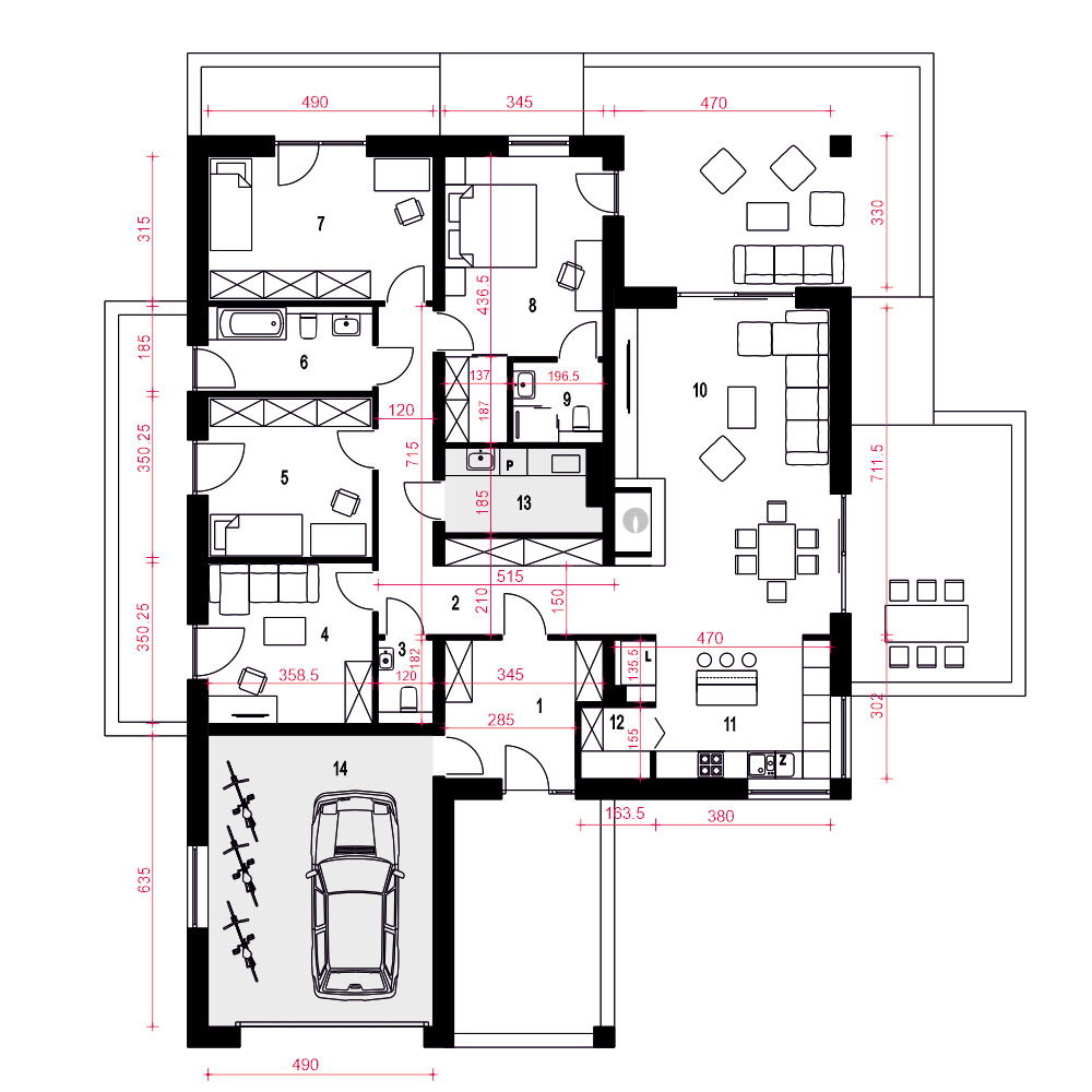 Aura II z garażem 1-st. [A] - miniatura 10