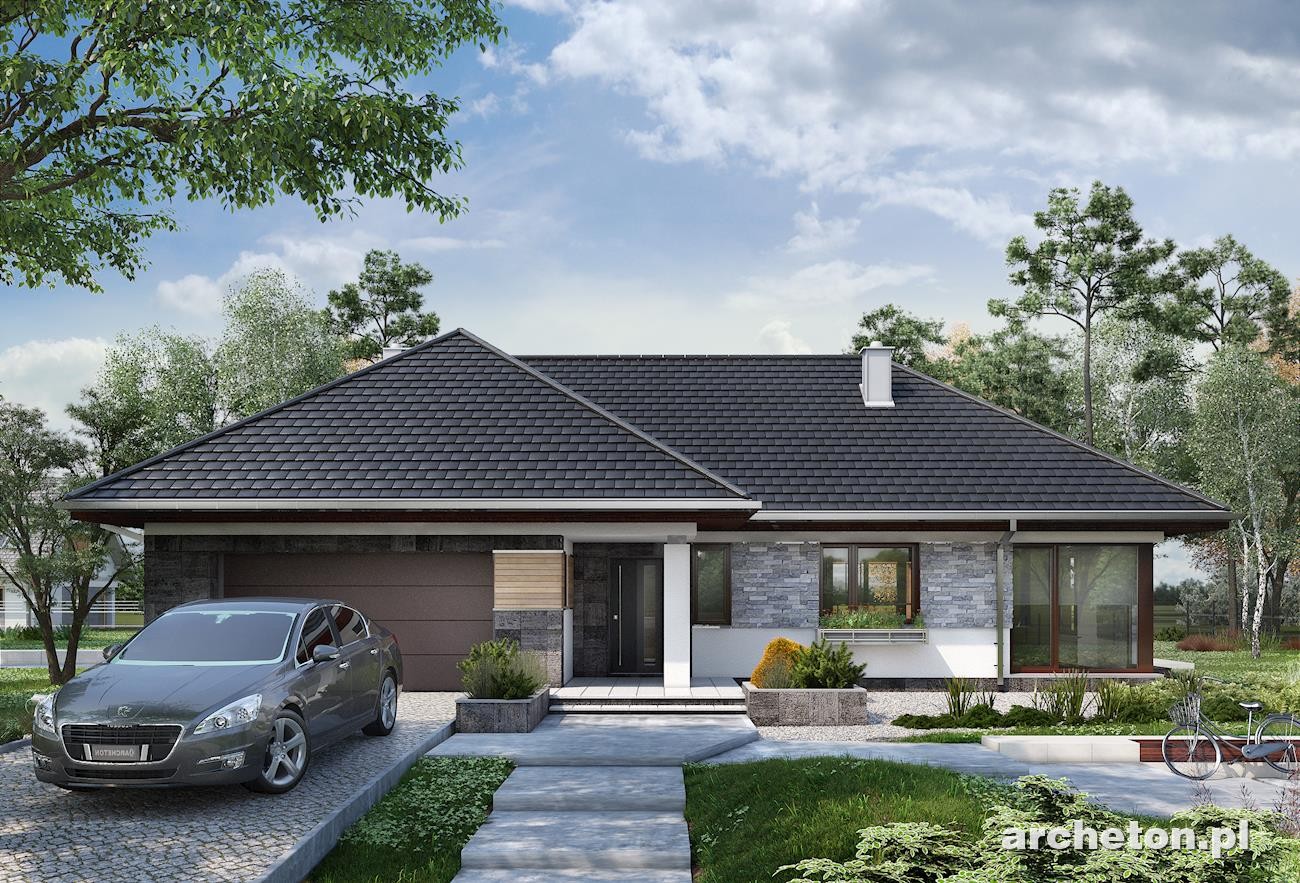 budowa domu Tymoteusz G2 (odbicie lustrzane) - New-House