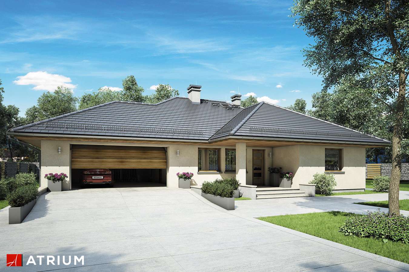 budowa domu Saturn VII (odbicie lustrzane) - New-House