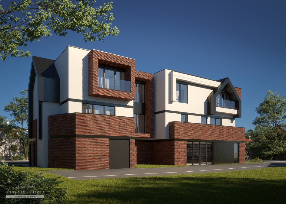 Budowa domu LK&1613 (odbicie lustrzane) z New-House