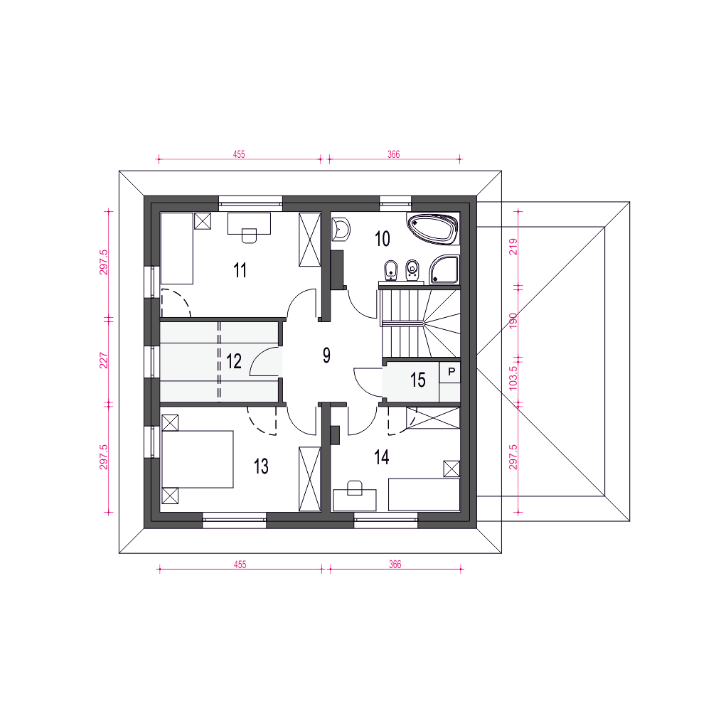Tadeusz z garażem 1-st. [A] - miniatura 9