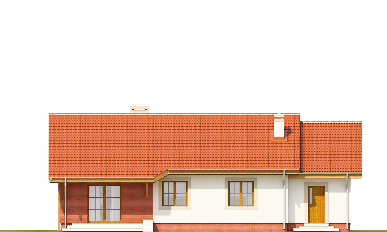 Julek styl z garażem 1-st. [A] (odbicie lustrzane) - miniatura 4