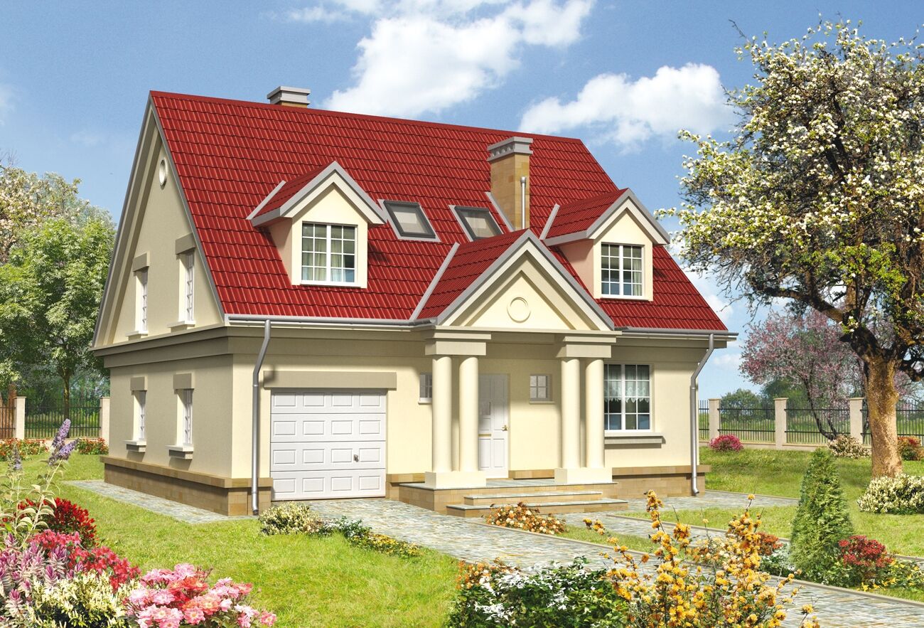 budowa domu Oksza (odbicie lustrzane) - New-House