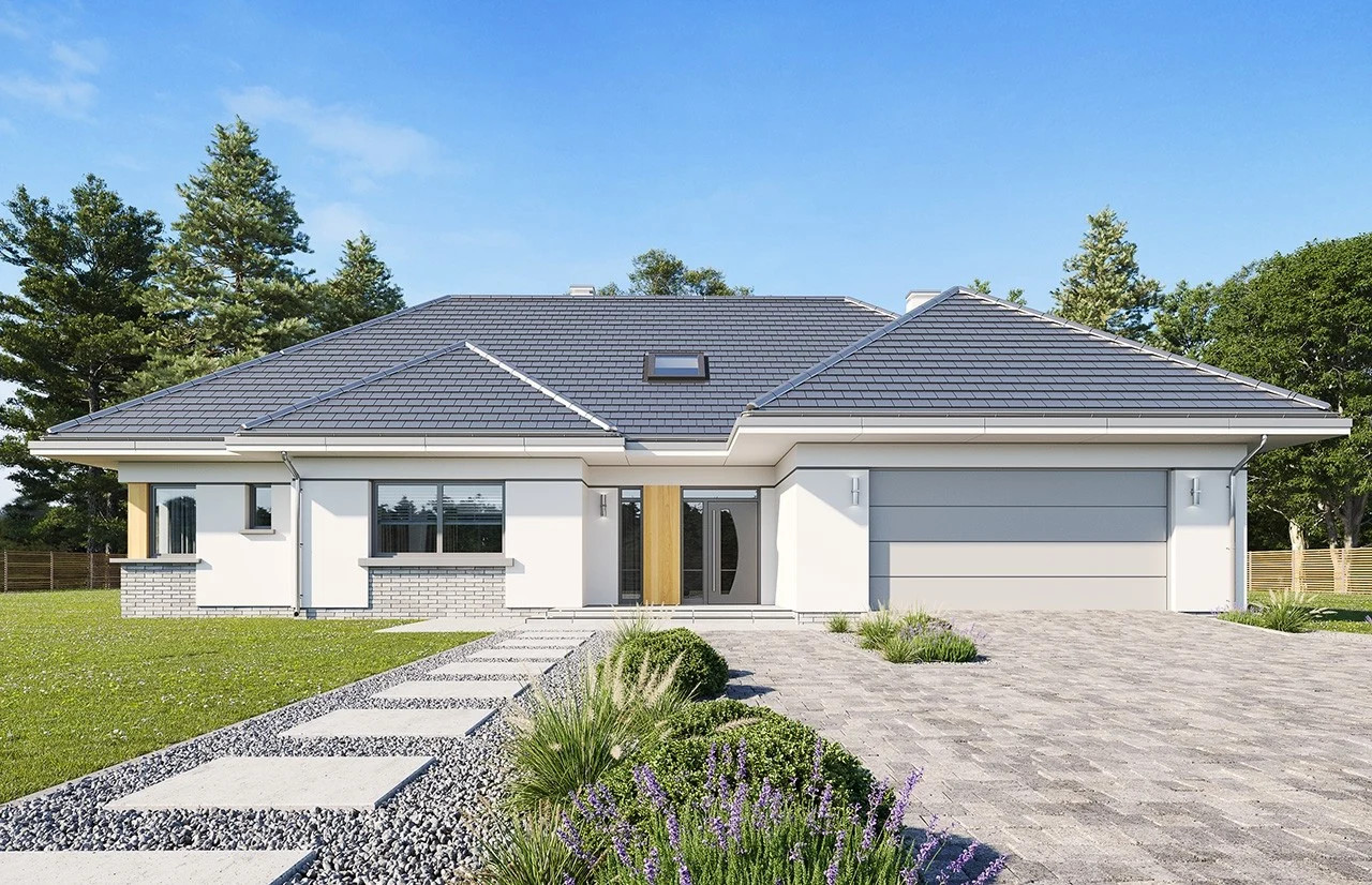 budowa domu - Willa Parterowa wariant B - New-House