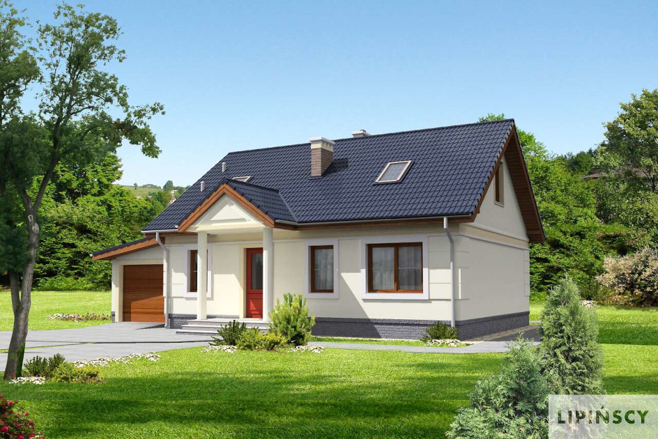 Budowa domu Tuluza VI LMB31e (odbicie lustrzane) z New-House