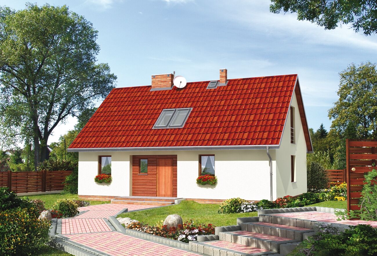 budowa domu Kokosz (odbicie lustrzane) - New-House