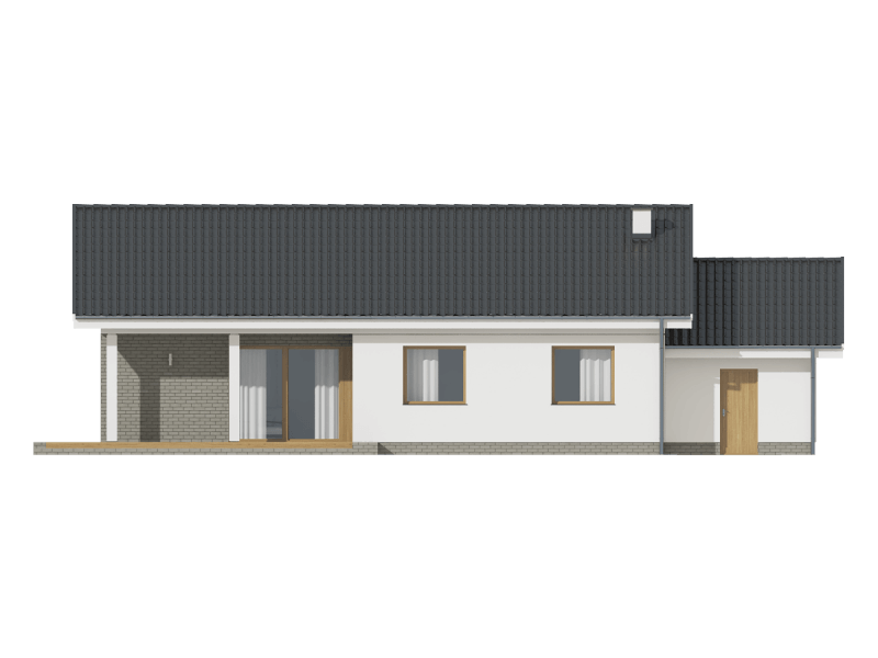budowa domu - Toroni B (odbicie lustrzane)- New-House