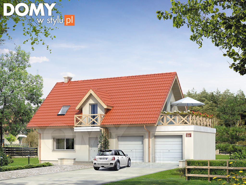 budowa domu Bielik 2 (Odbicie lustrzane) - New-House
