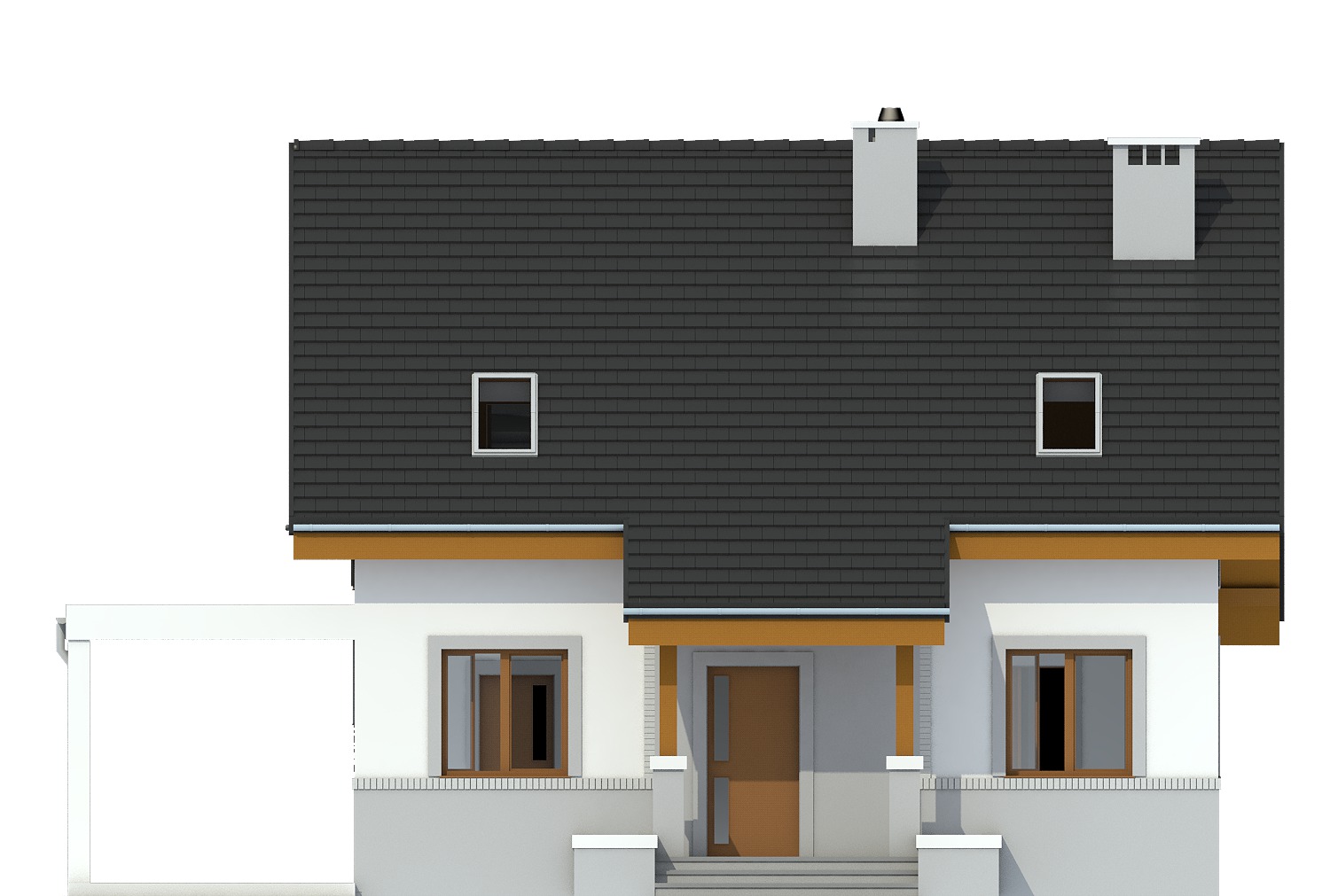 Gajówka z wiatą [A1] (odbicie lustrzane) - miniatura 2