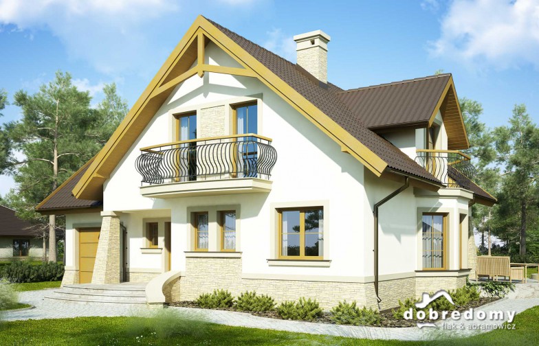 budowa domu Numeriusz (odbicie lustrzane) - New-House