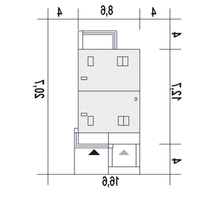Mazurek II z garażem 1-st. [A] (odbicie lustrzane) - miniatura 10