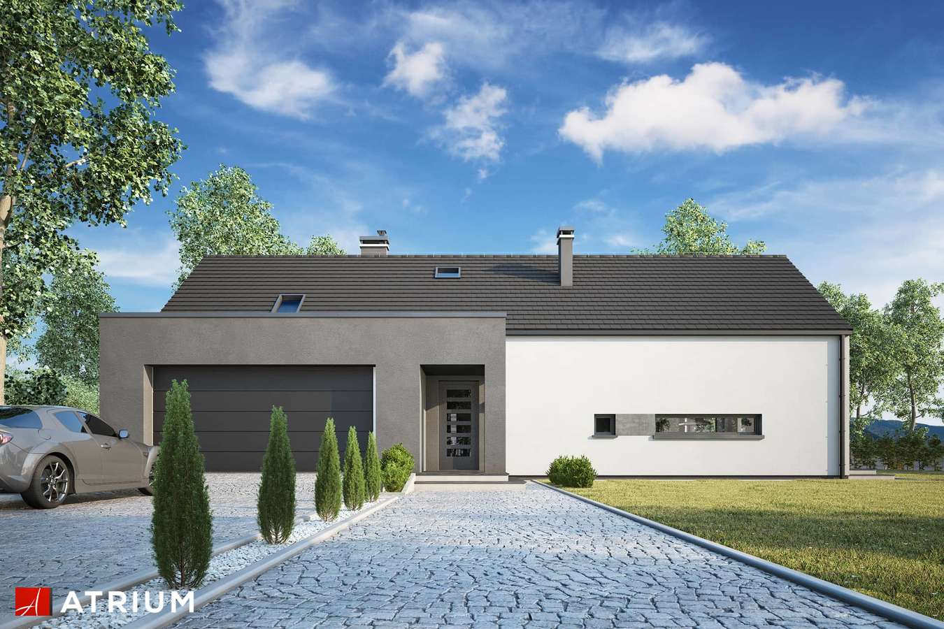 budowa domu Marin IV (odbicie lustrzane) - New-House