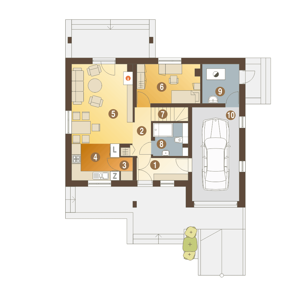 Alka z garażem 1-st. [A] - miniatura 9