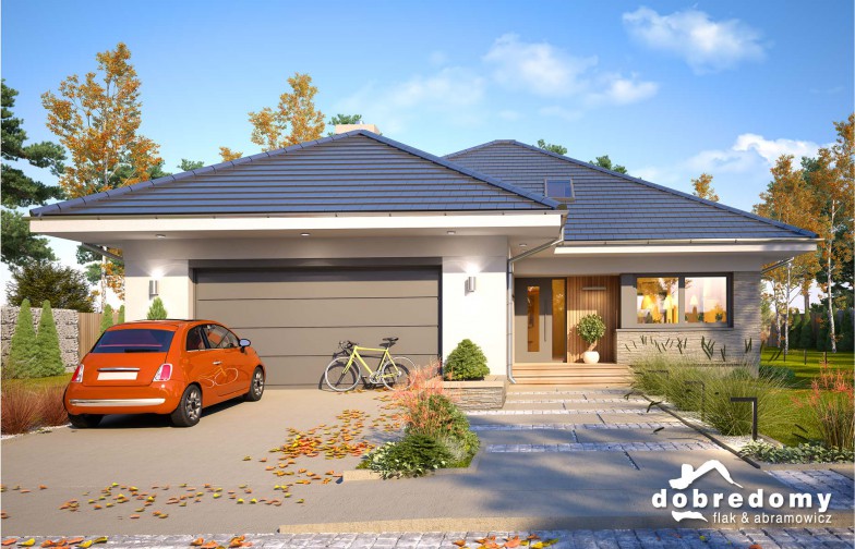 budowa domu Fabia XII odbicie lustrzane - New-House