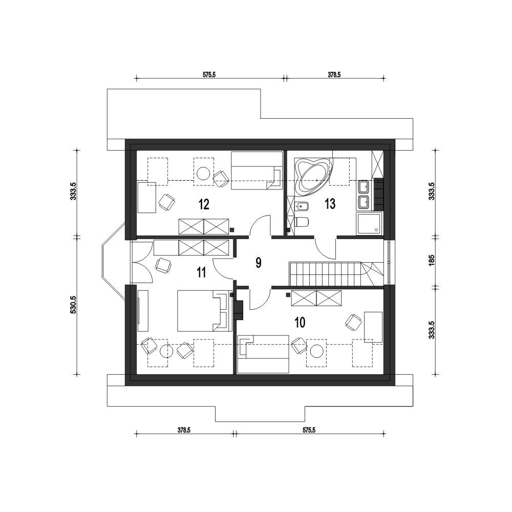 Dom Dla Ciebie 2 bez garażu [B] - miniatura 9