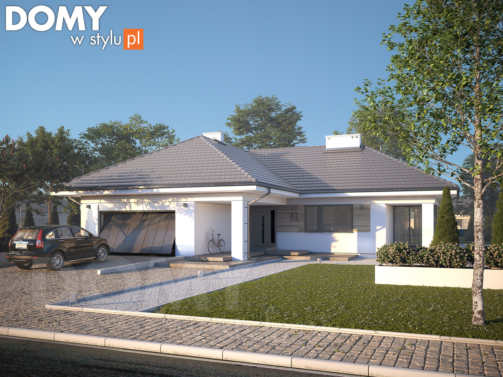 budowa domu Ambrozja 14 (odbicie lustrzane) - New-House