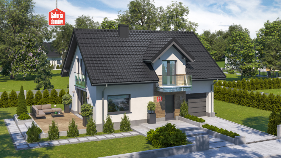 Budowa domu Dom przy Alabastrowej 59 z New-House