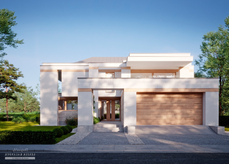 Budowa domu LK&1593 (odbicie lustrzane) z New-House