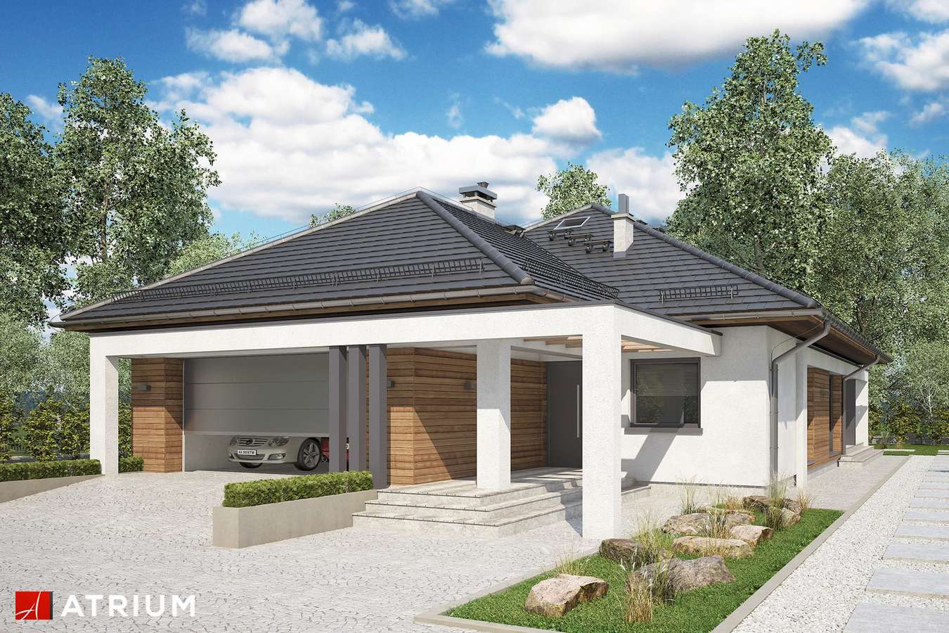 budowa domu Hektor odbicie lustrzane - New-House