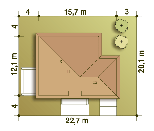 Kalandra z garażem 1-st. [A] - miniatura 9