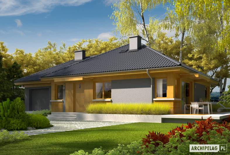 budowa domu Anabela G1 (odbicie lustrzane) - New-House
