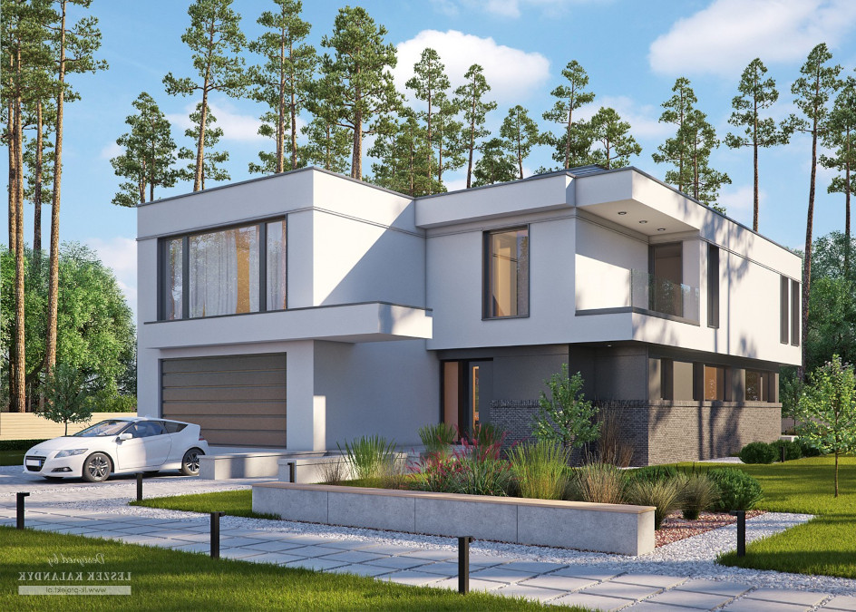 Budowa domu LK&1206 (odbicie lustrzane) z New-House