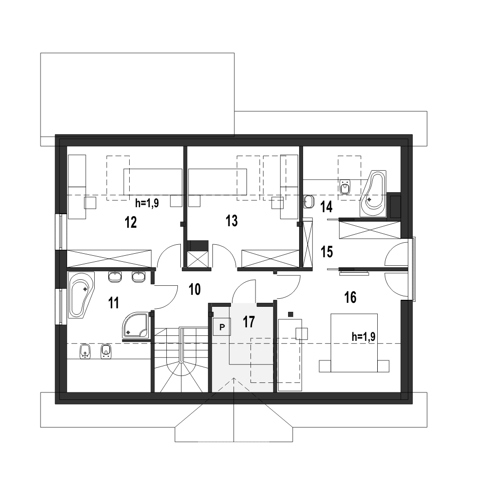 Inka III z garażem 1-st. [A] - miniatura 9