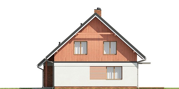 budowa domu Vilis III G1 (Odbicie lustrzane) - New-House