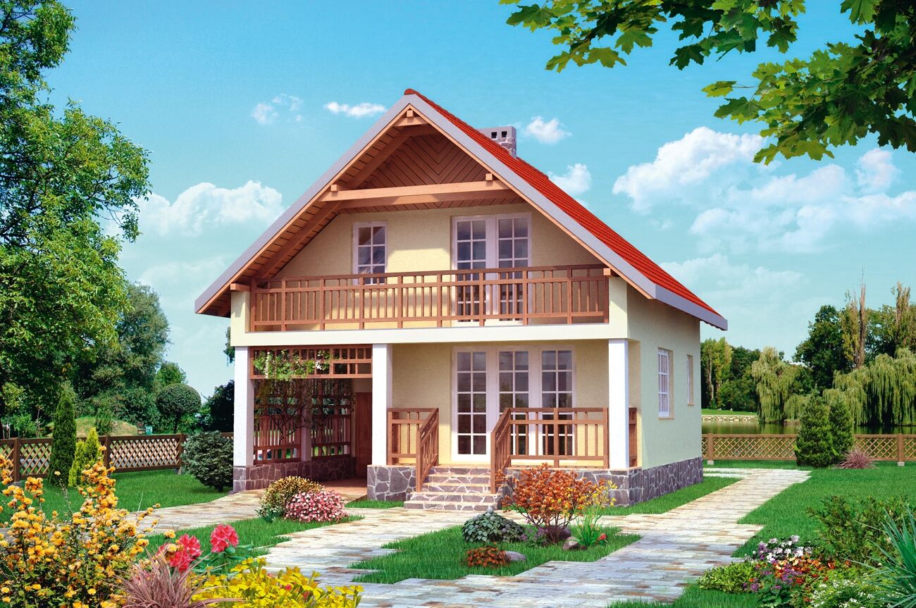 budowa domu Letnisko (odbicie lustrzane) - New-House