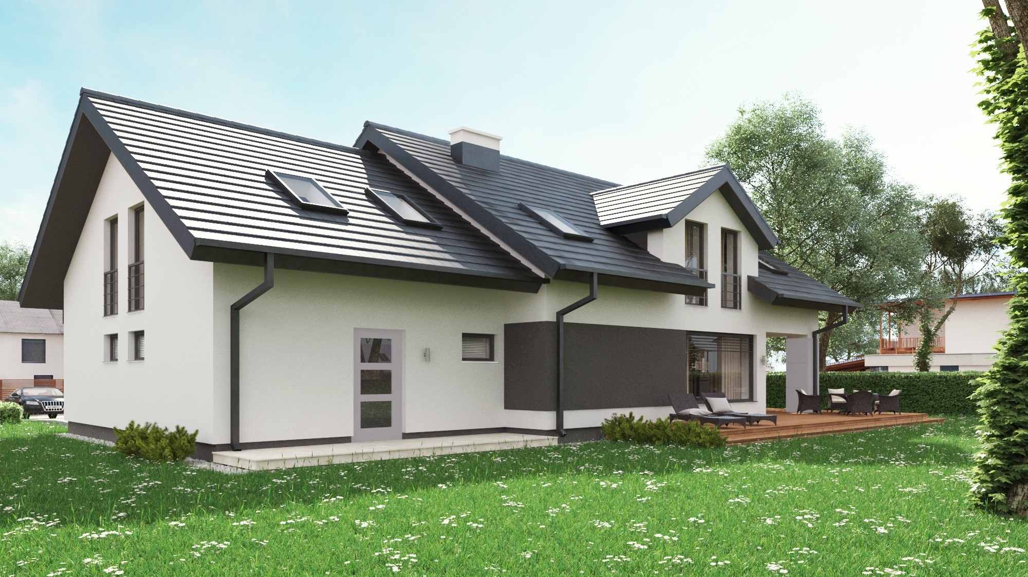 budowa domu uA15 (Odbicie lustrzane) - New-House