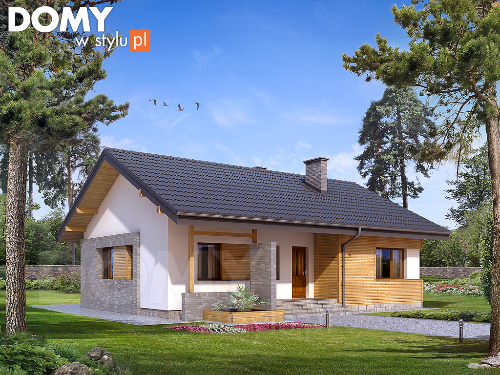budowa domu Atut (Odbicie lustrzane) - New-House