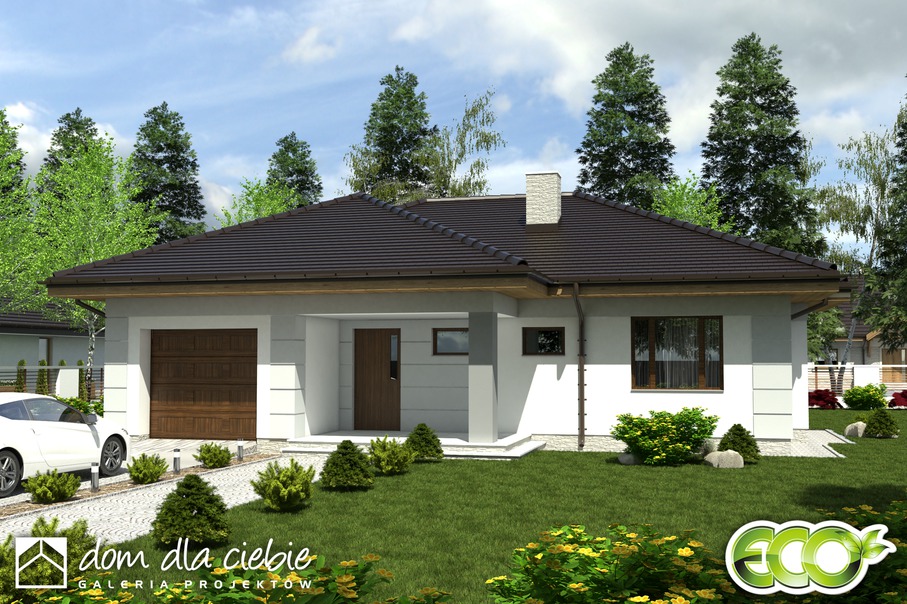budowa domu Radek III z garażem 1-st. [A] - New-House
