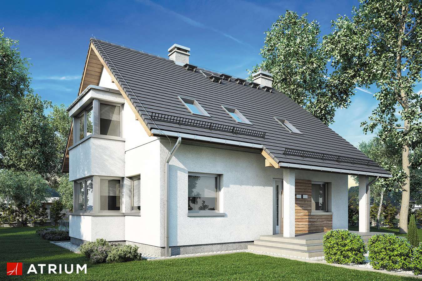 budowa domu Kombi odbicie lustrzane - New-House