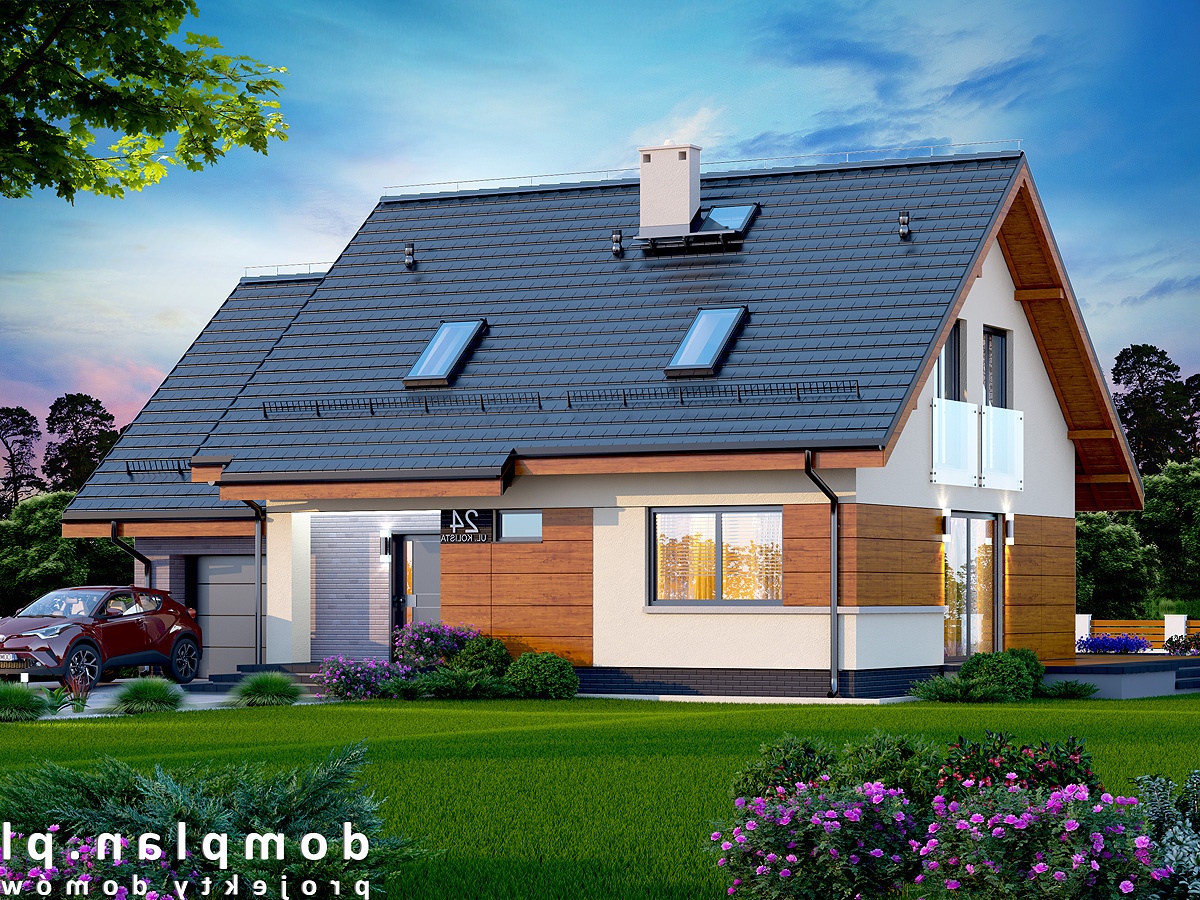 budowa domu TORINA BIS (Odbicie lustrzane) - New-House