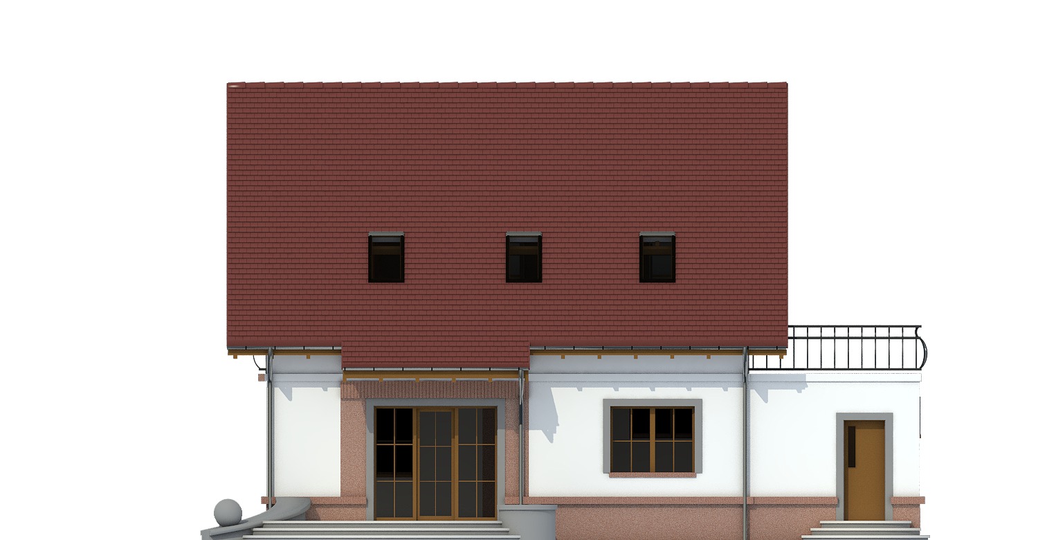Sosnówka II z garażem 1-st. [A] (odbicie lustrzane) - miniatura 4