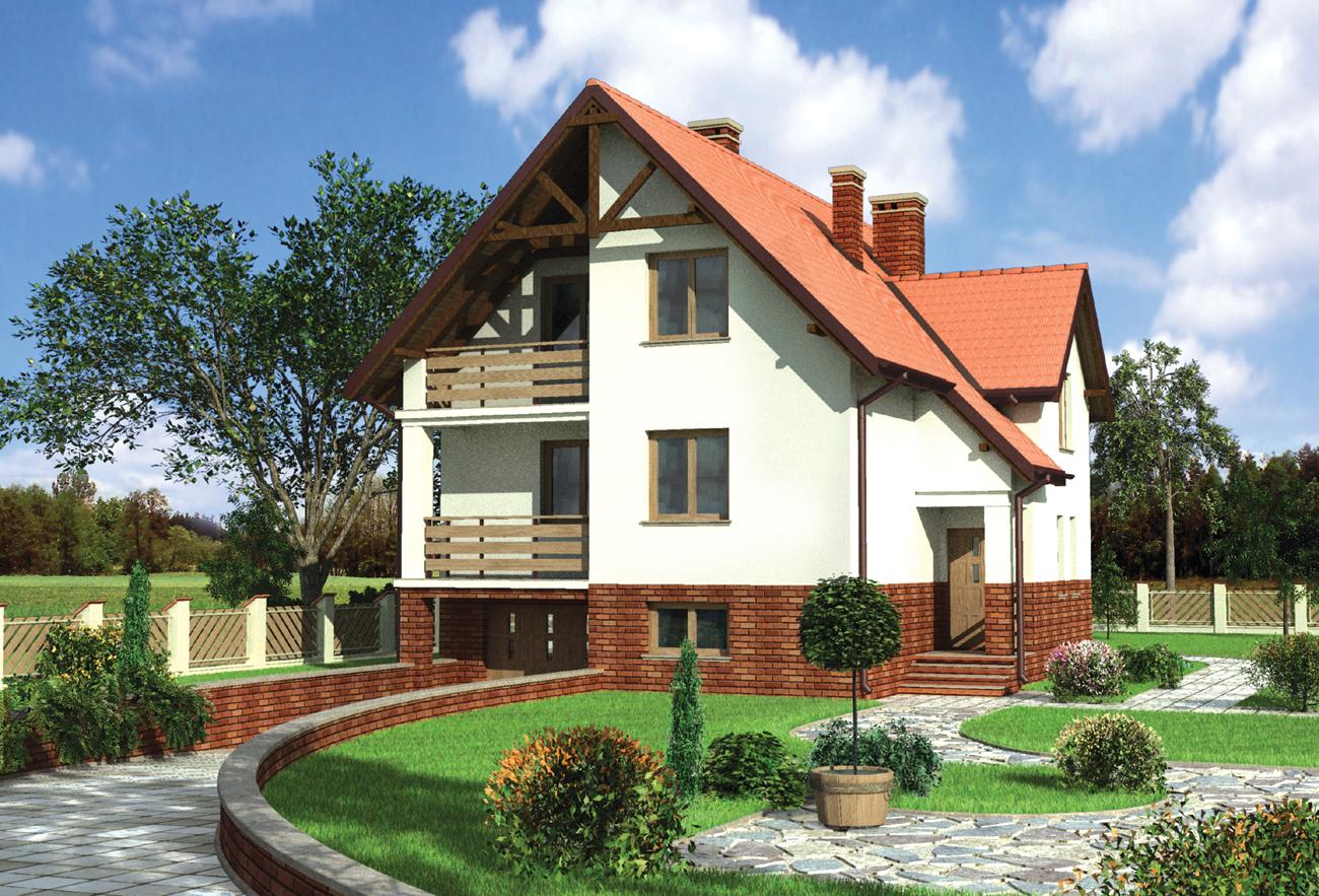 budowa domu Kwarcyt (odbicie lustrzane) - New-House
