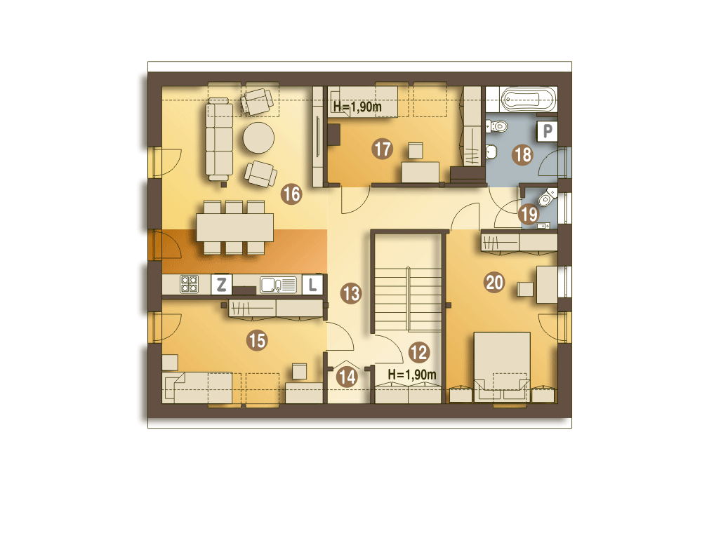 Bernikla z garażem 1-st. [A] - miniatura 9