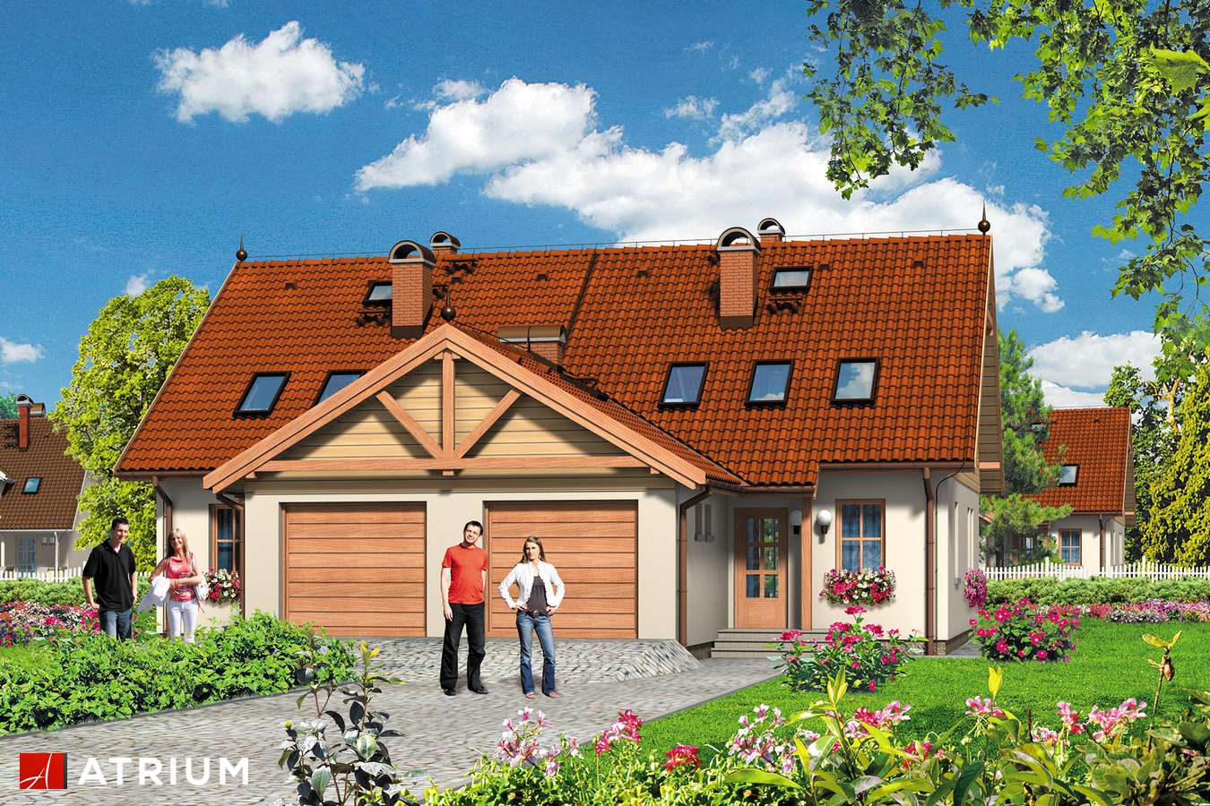budowa domu Adaś i Ewa odbicie lustrzane - New-House
