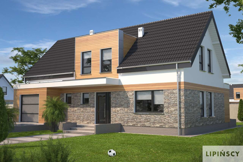 Budowa domu Santana LMP289 (odbicie lustrzane) z New-House