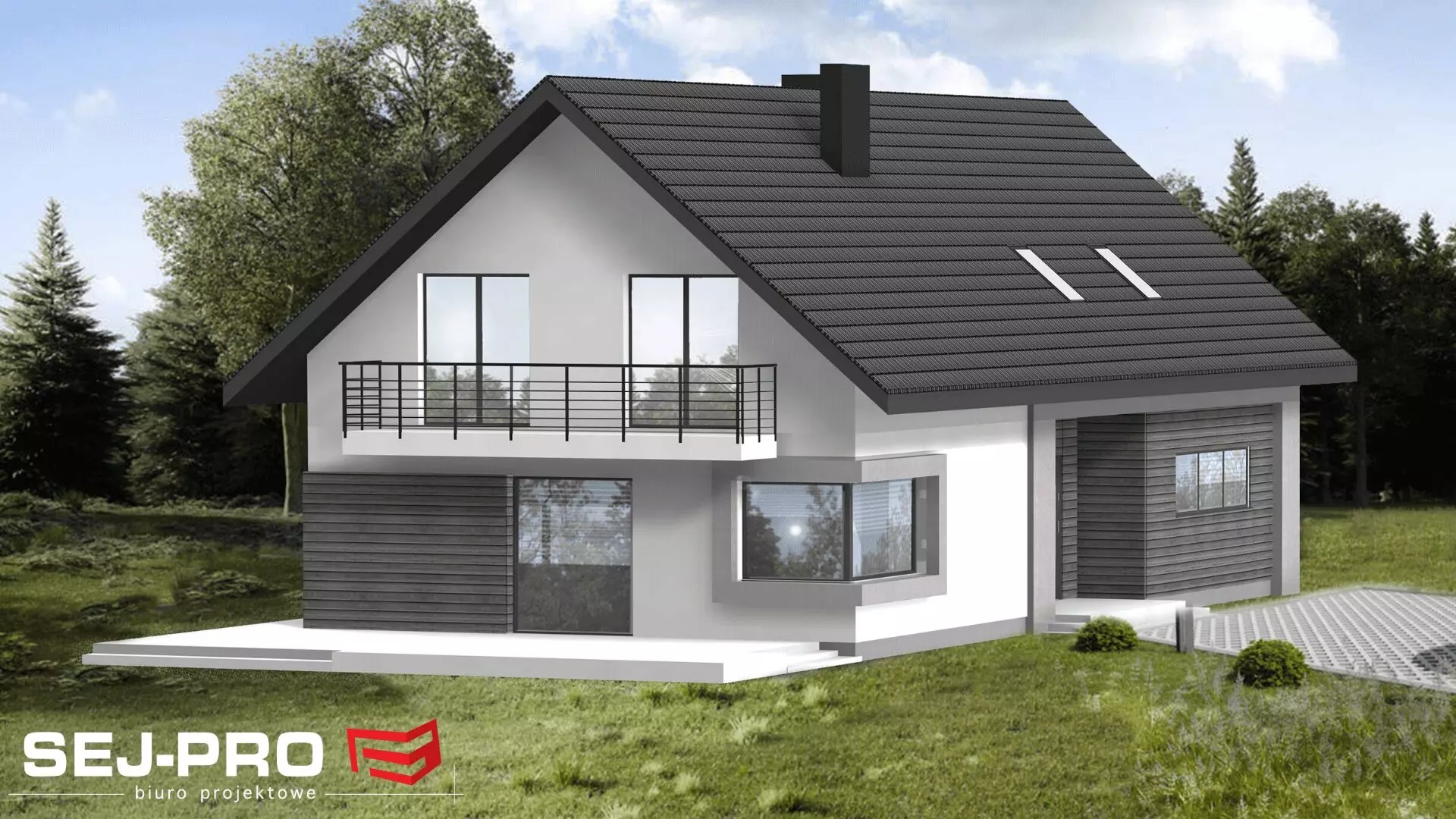 budowa domu SEJ-PRO 018 ENERGO - New-House