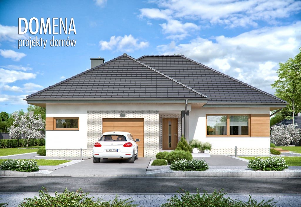 budowa domu Domena 102 A (Odbicie lustrzane) - New-House