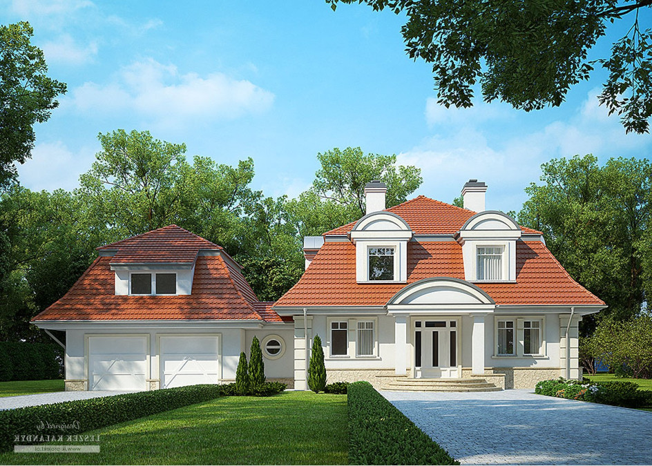 Budowa domu LK&1132 (odbicie lustrzane) z New-House
