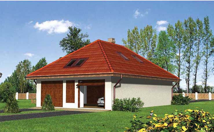 budowa domu Garaż 25 - New-House