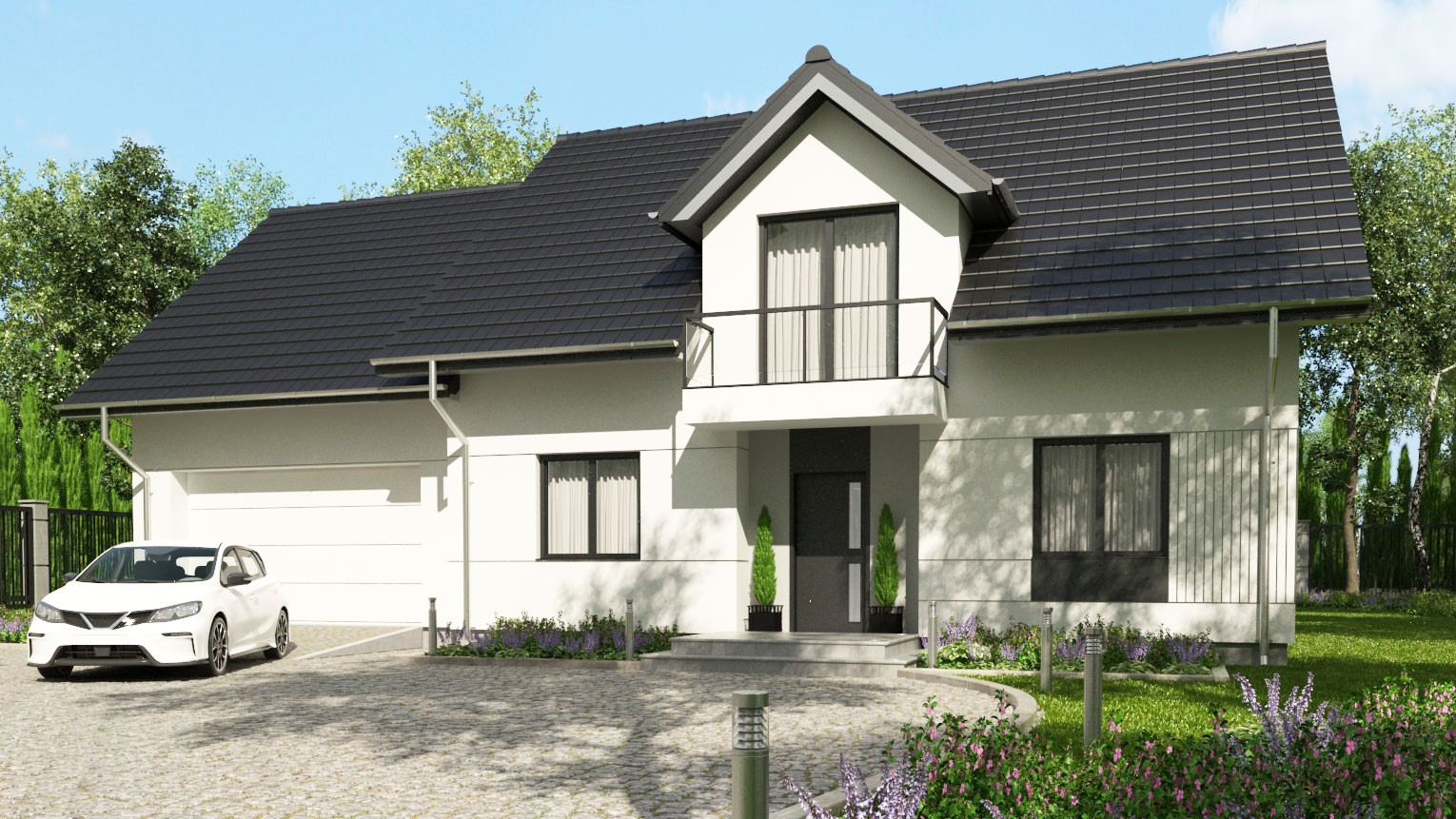budowa domu uA119v1 - New-House