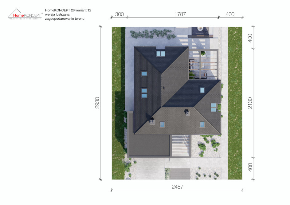 HomeKONCEPT 26 wariant 12 (odbicie lustrzane) - miniatura 15