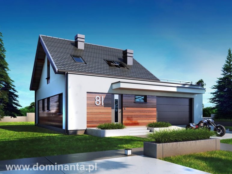 budowa domu Gusto II 2G (Odbicie lustrzane) - New-House