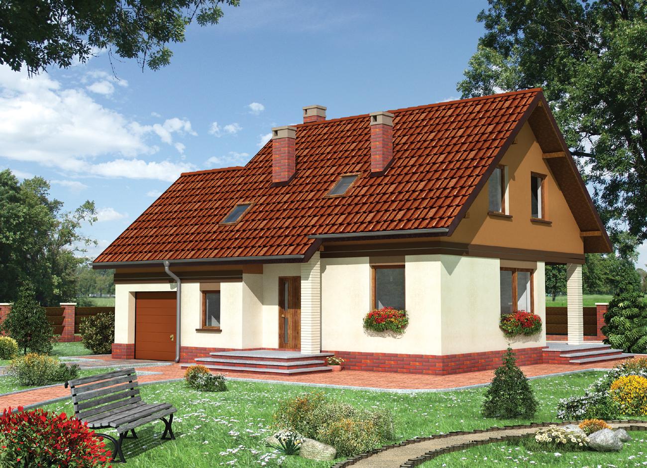 budowa domu Kalmia (odbicie lustrzane) - New-House