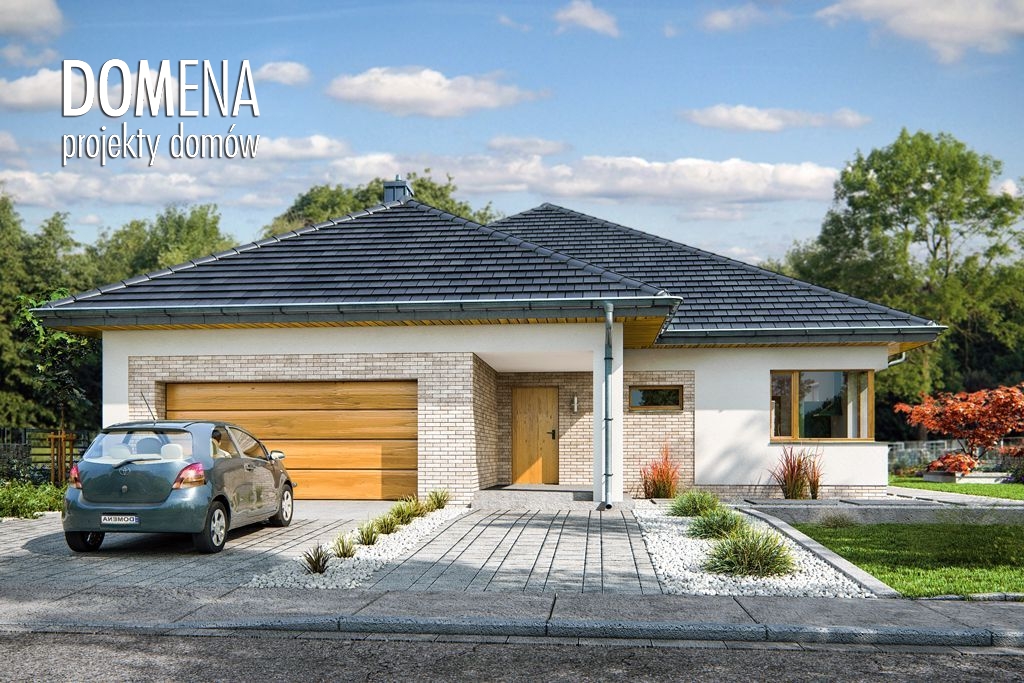 budowa domu Domena 125 B (Odbicie lustrzane) - New-House